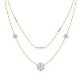 Lawrence Floral Multi Layer Necklace